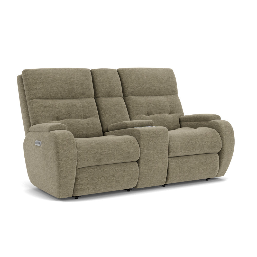 Strait Power Recliner with Power Headrest & Lumbar - Default Title