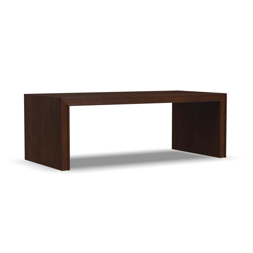 Waterfall Rectangular Coffee Table - Brown - 5000005908