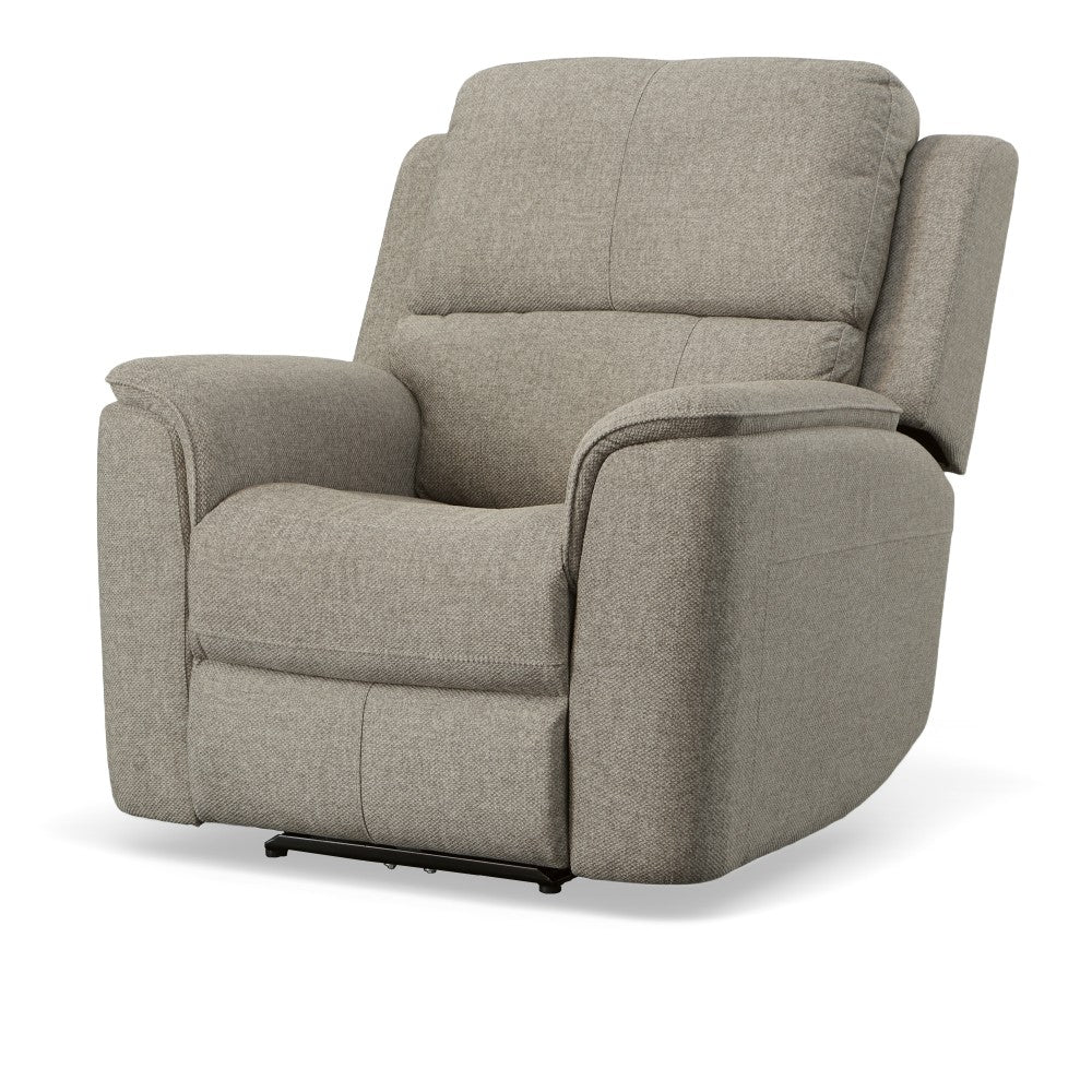 Henry Power Recliner with Power Headrest & Lumbar - Fabric 425-01