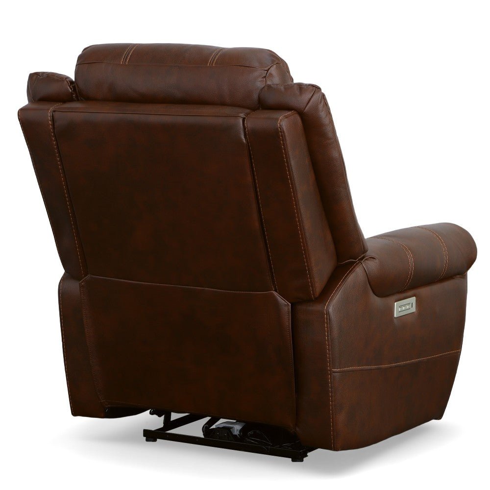 Oscar Power Recliner with Power Headrest - Fabric 629-72