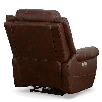 Oscar Power Recliner with Power Headrest - Fabric 629-72