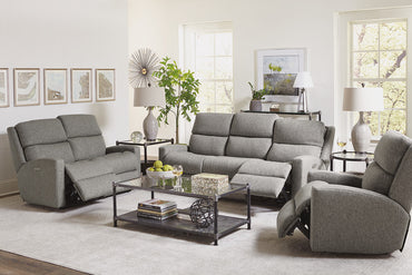 Catalina Power Reclining Sofa with Power Headrests - Fabric 145-01