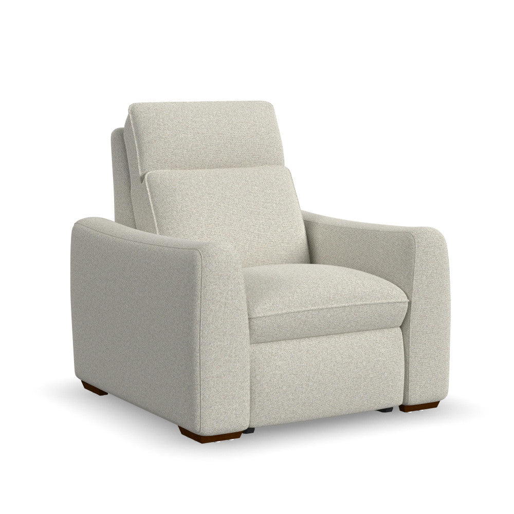 Ava Power Recliner with Power Headrest & Lumbar - Fabric 157-81
