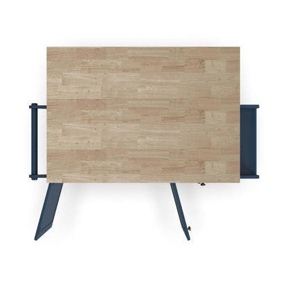 Dolly Madison Drop Leaf Kitchen Cart - Blue