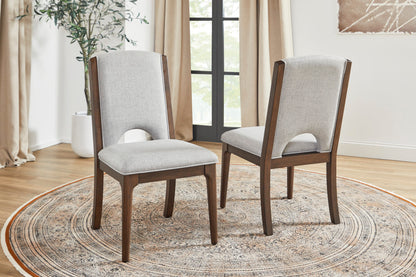 Athens Pair of Upholstered Dining Chairs - Default Title