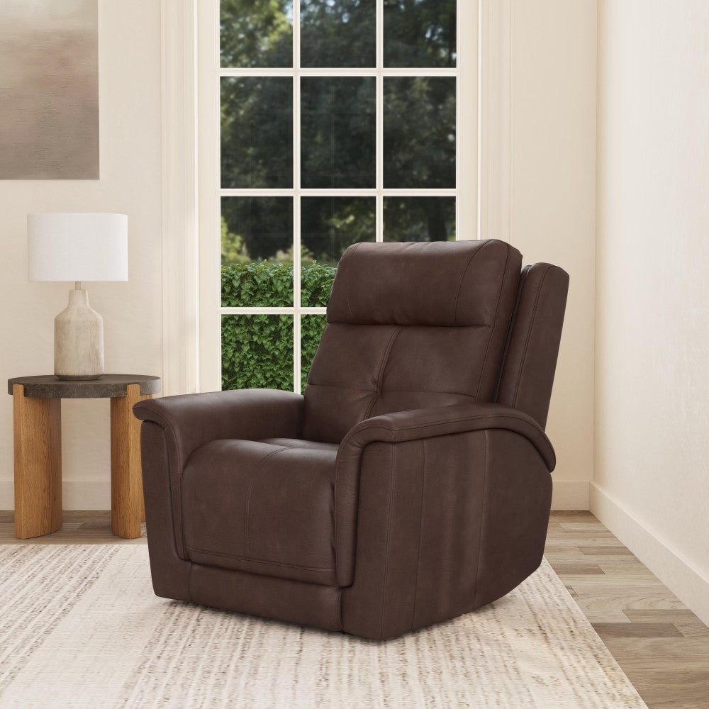 Ranger Power Recliner with Power Headrest, Lumbar, Heat & Massage - Leather 439-70