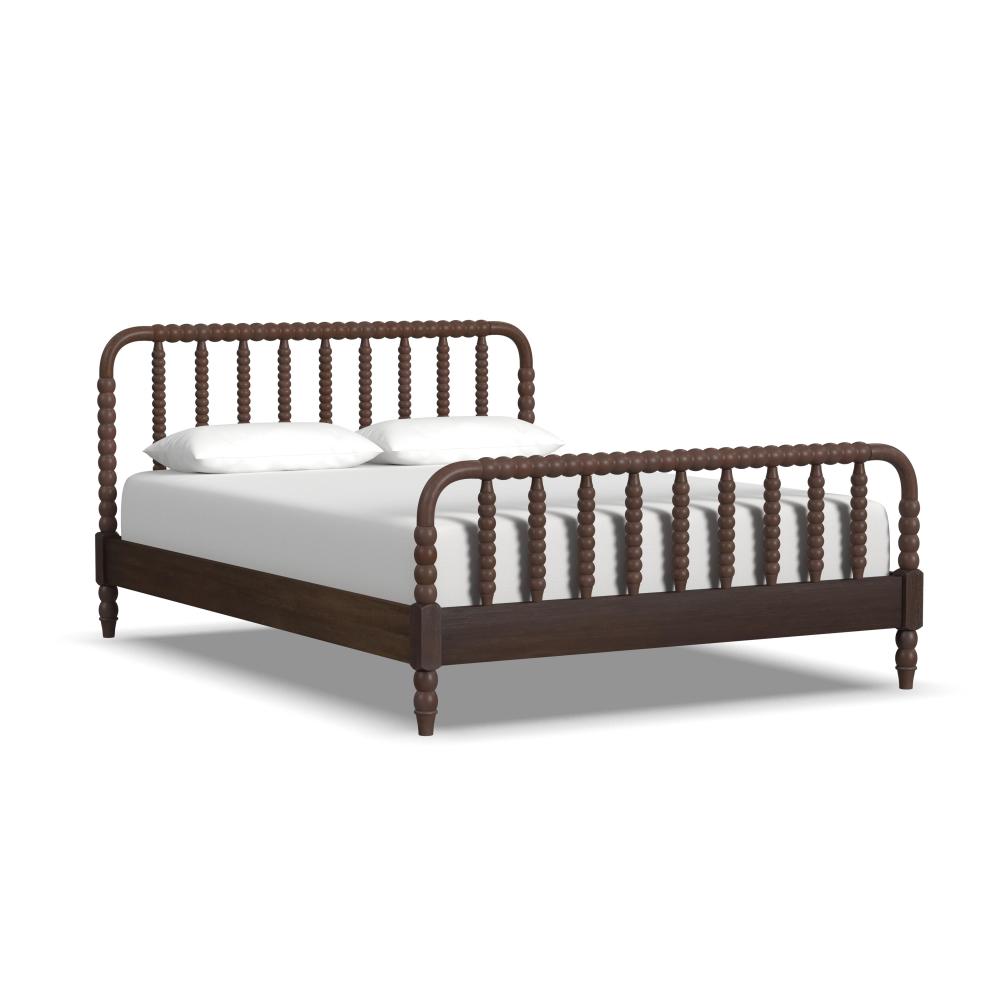 Spindle Queen Bed - Brown