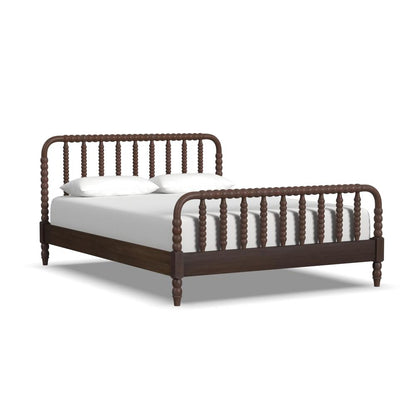 Spindle Queen Bed - Brown