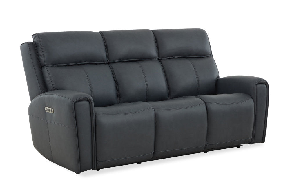 Warren Power Reclining Sofa with Console, Power Headrest & Lumbar - Default Title