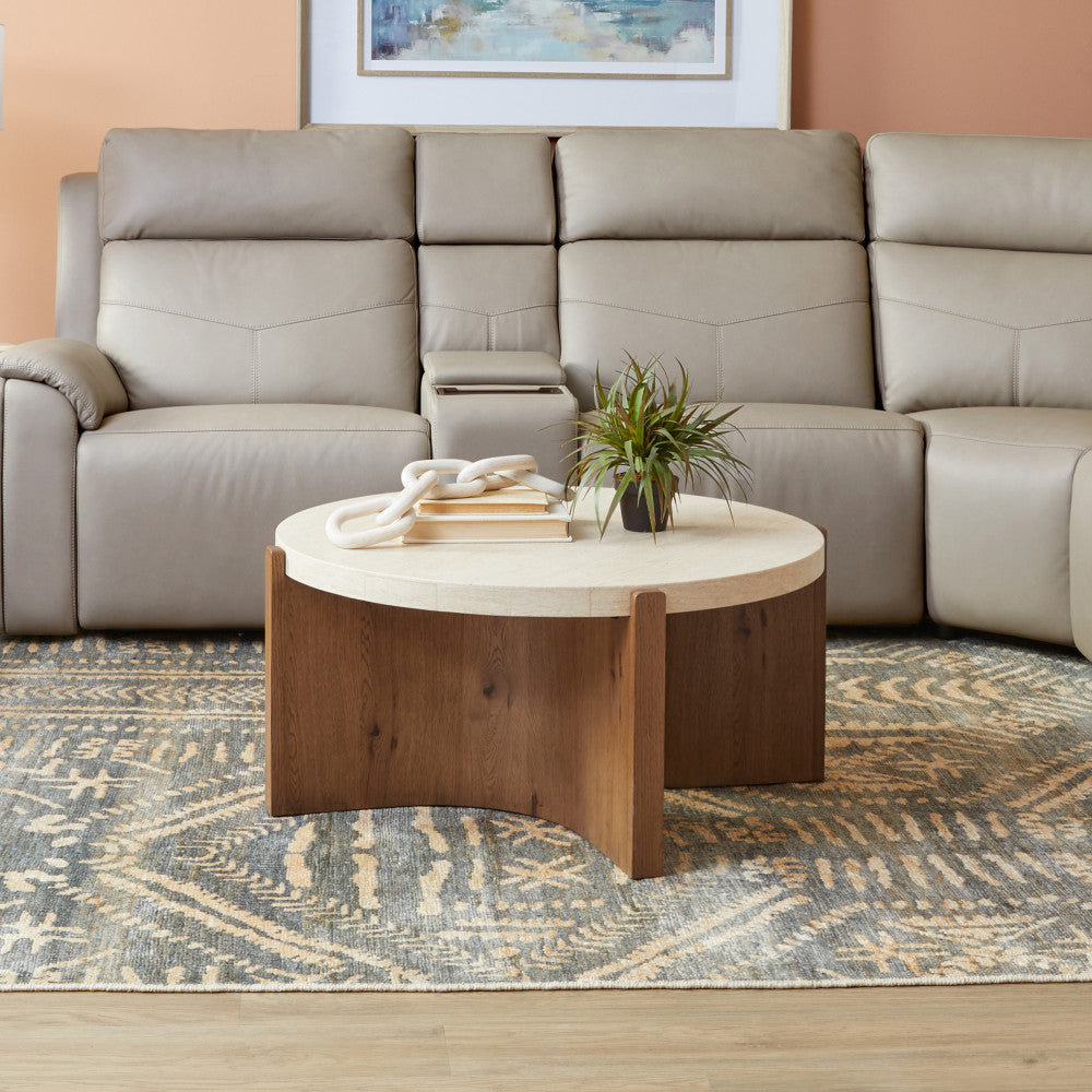 Eclipse Round Coffee table - Brown - 5000009308