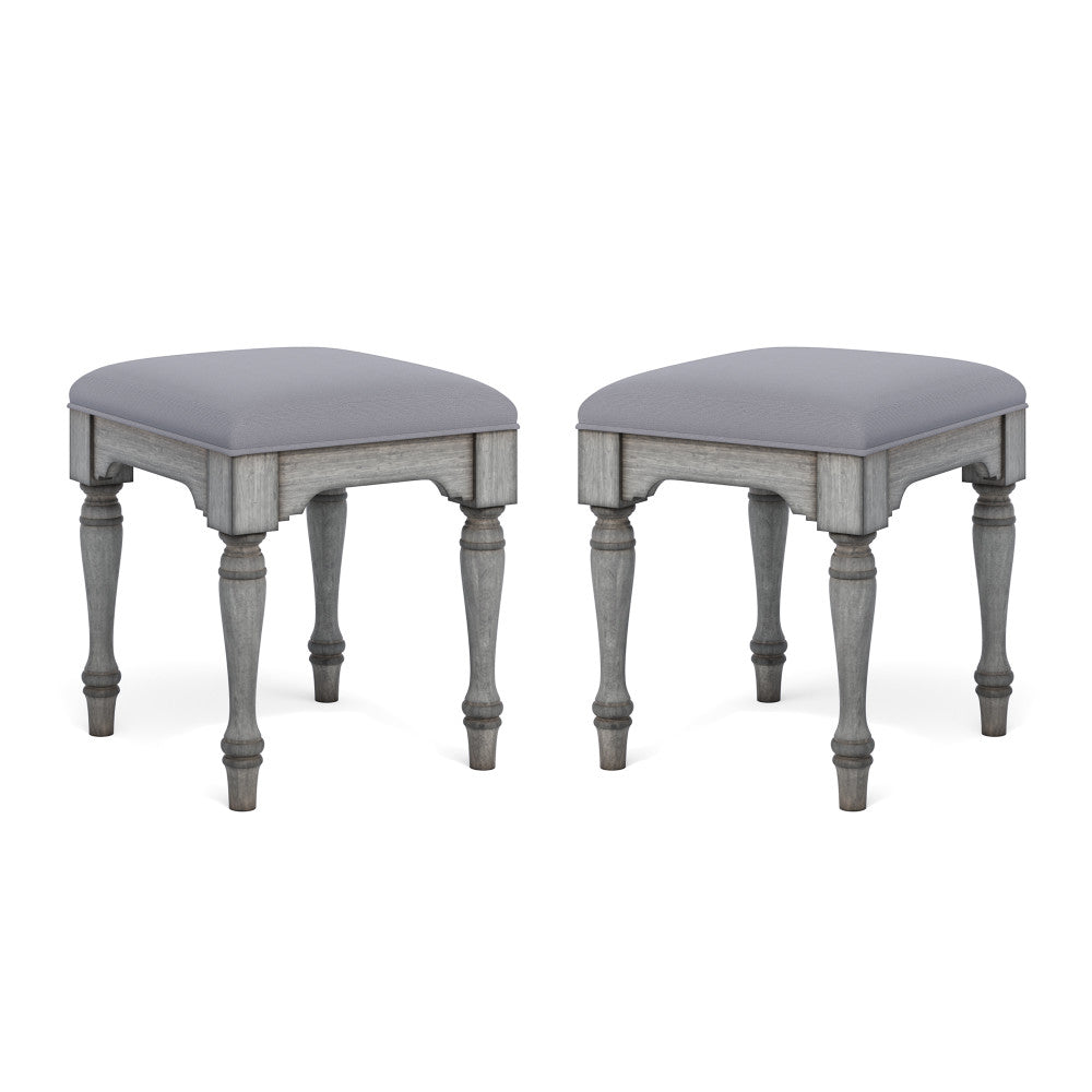 Plymouth Pair of Ottomans - Default Title