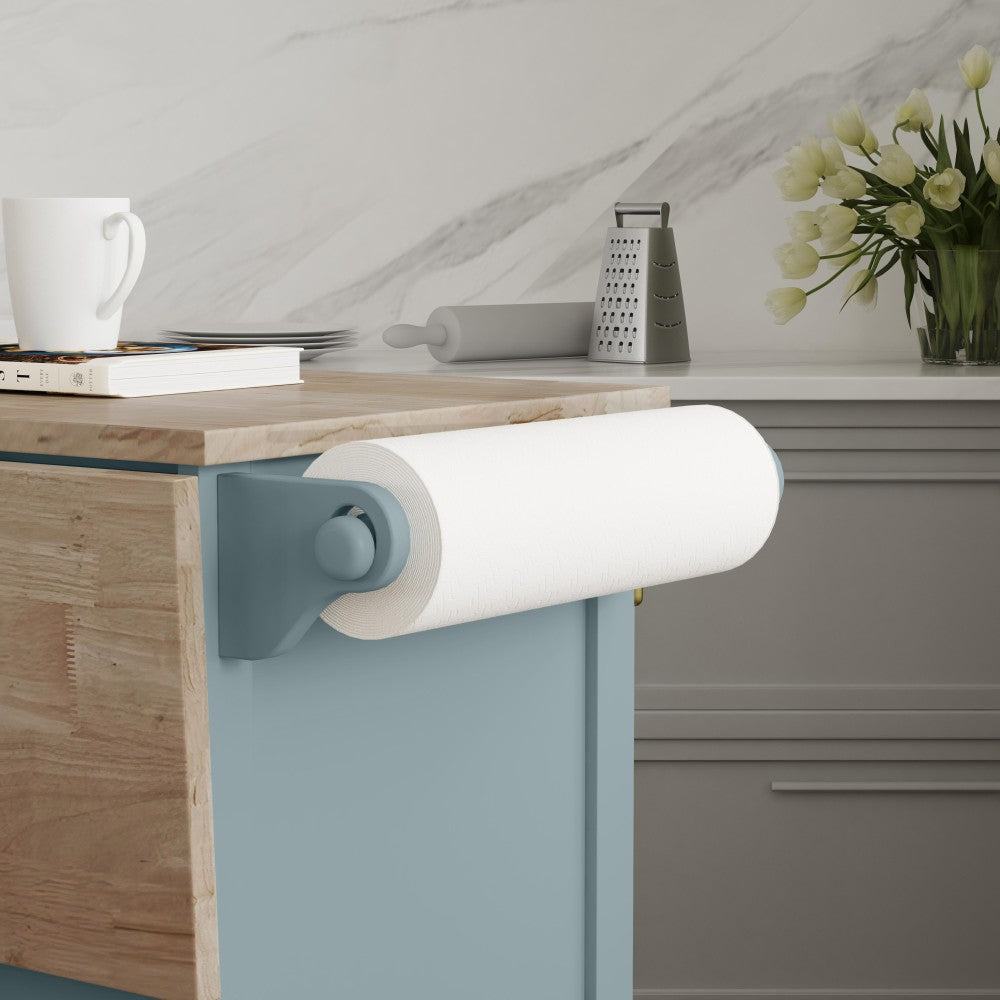 Dolly Madison Drop Leaf Kitchen Cart - Blue - 5000003834