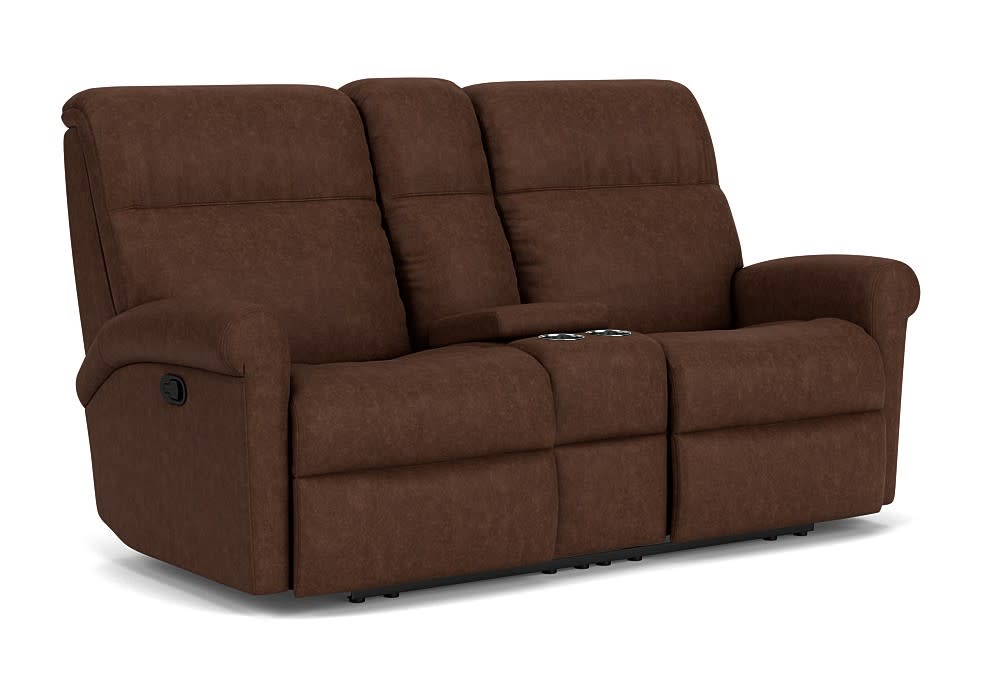 Davis Reclining Loveseat with Console - Default Title