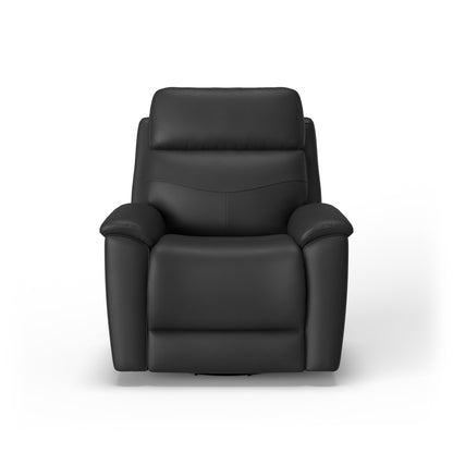 Refined Swivel Gliding Recliner - Leather 653-70