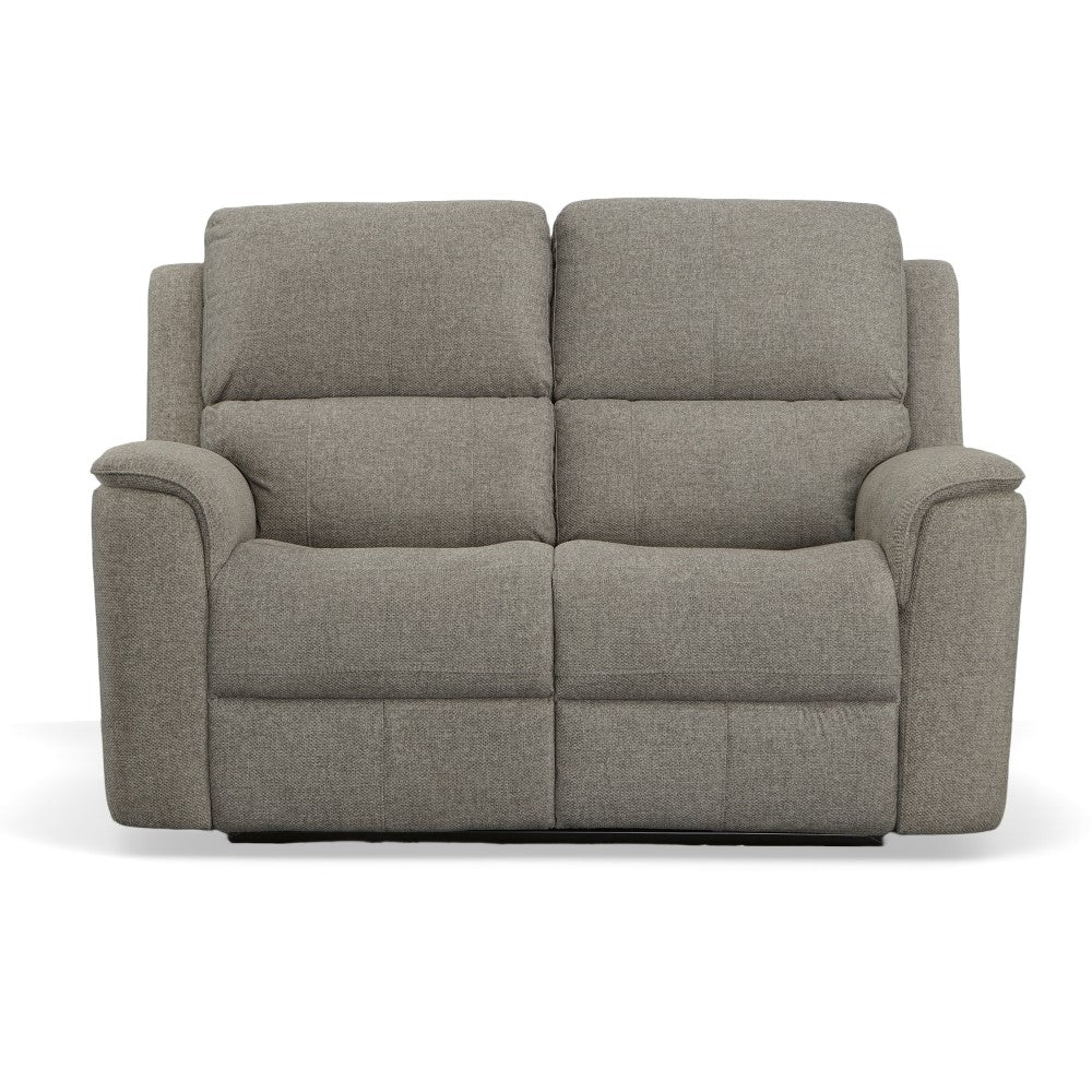 Henry Power Reclining Loveseat with Power Headrests & Lumbar - Fabric 425-01