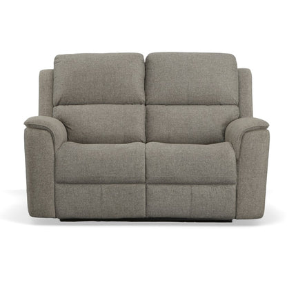 Henry Power Reclining Loveseat with Power Headrests & Lumbar - Fabric 425-01