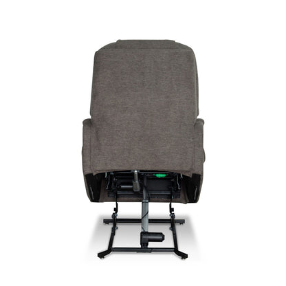 Zecliner Model 3+ Petite Power Lift Recliner with Power Headrest, Lumbar, Heat & Massage - Fabric 358-04