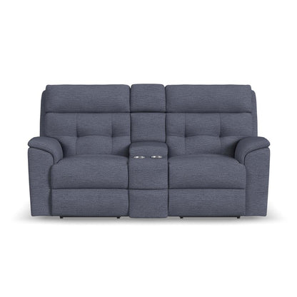 Mason Power Reclining Loveseat with Console & Power Headrests - Default Title