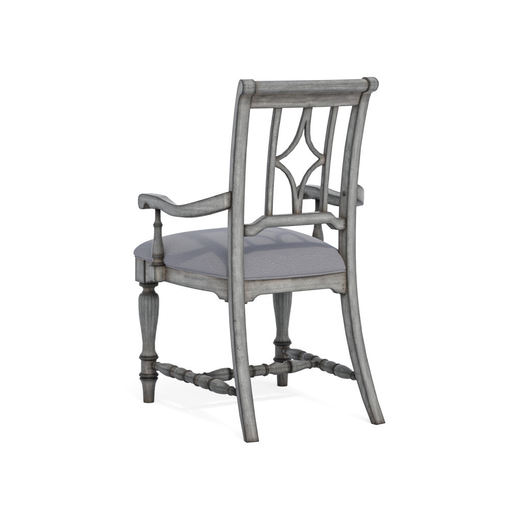 Plymouth Pair of Upholstered Arm Dining Chairs - Default Title