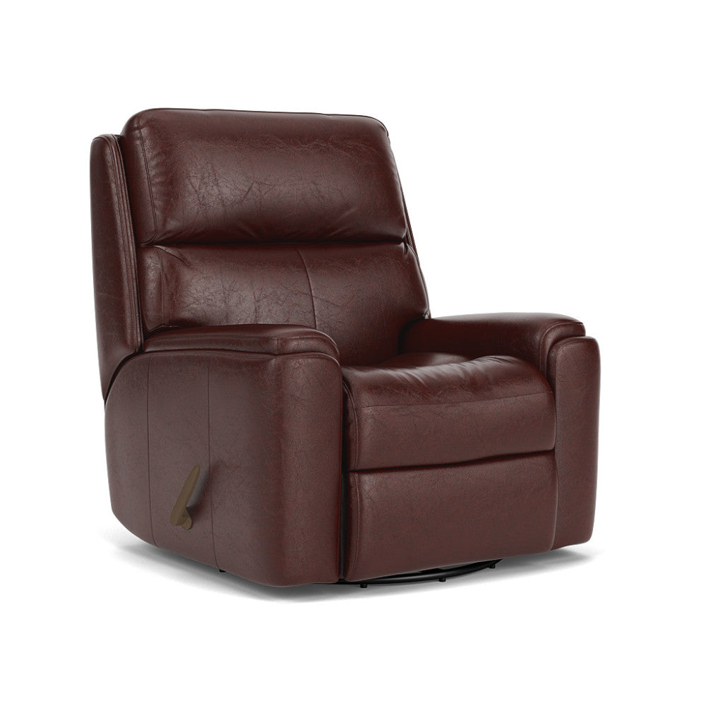 Rio Swivel Gliding Recliner - Leather 824-14