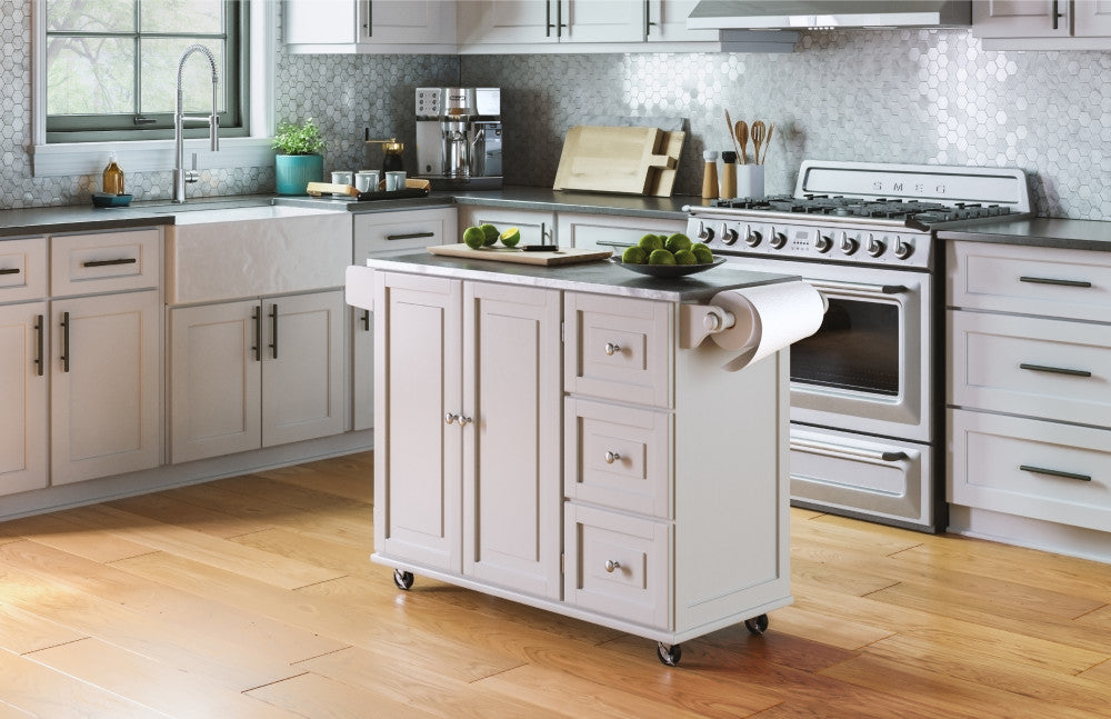 Dolly Madison Kitchen Cart - Off-White - 5000000010