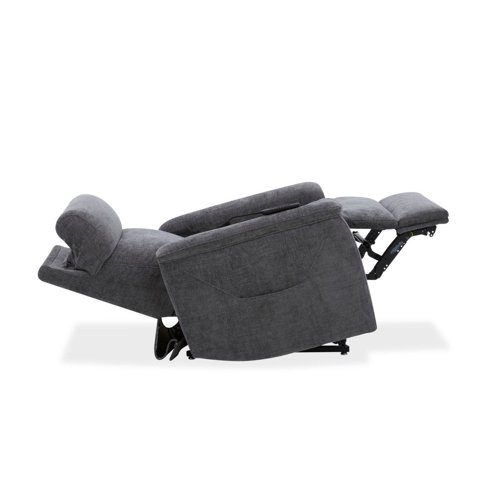 Luma Petite Petite Power Lift Recliner with Power Headrest, Lumbar, Heat & Massage - Fabric 428-02