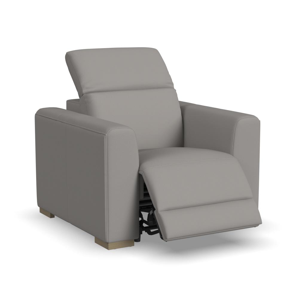 Aurora Power Recliner with Power Headrest - Leather 749-01