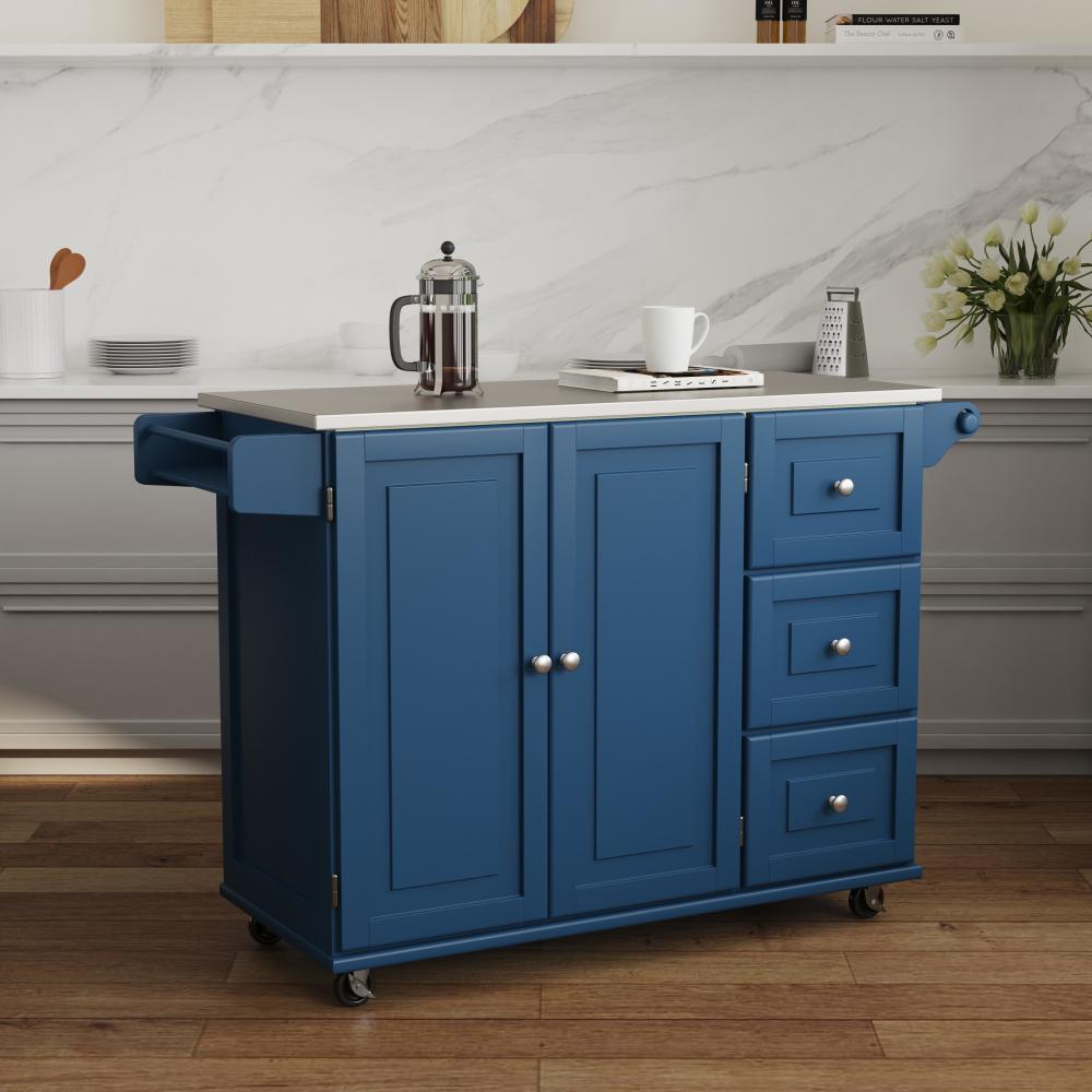 Dolly Madison Kitchen Cart - Blue