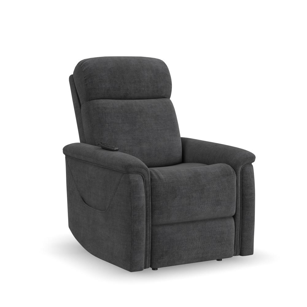 Luma Power Lift Recliner with Power Headrest, Lumbar, Heat & Massage - Fabric 428-02