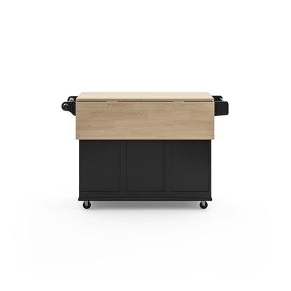 Dolly Madison Kitchen Cart - Black