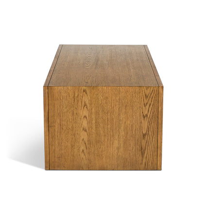 Waterfall Rectangular Coffee Table - Brown