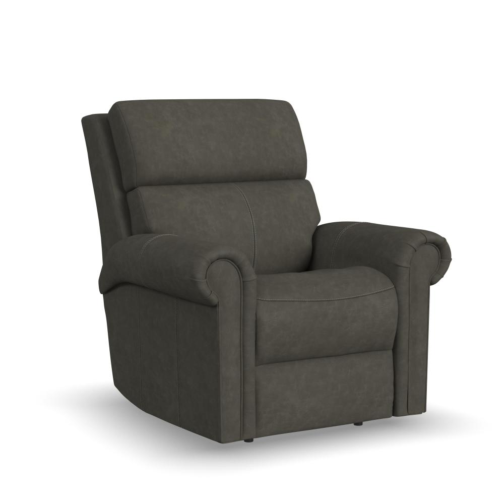 Bernard Collection - Power Recliner with Power Headrest & Lumbar