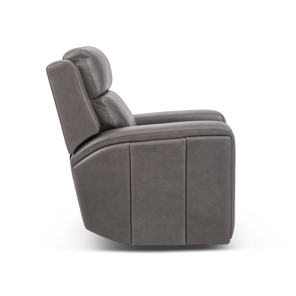 Wyatt Power Recliner with Power Headrest & Lumbar - Leather 705-02
