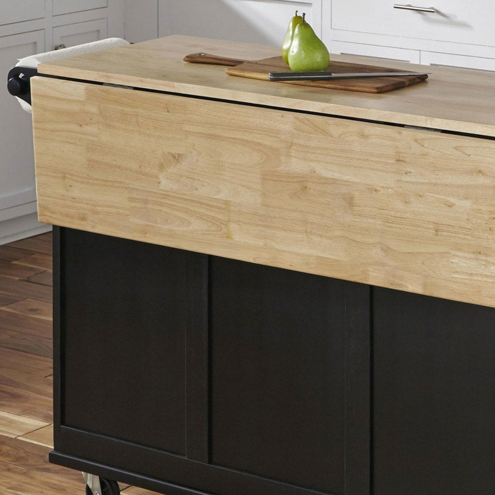 Dolly Madison Kitchen Cart - Black