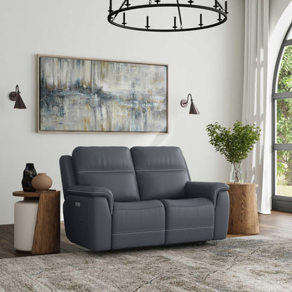 Sawyer Power Reclining Loveseat w/ Pwr Headrests, Lumbar - Leather 009-42