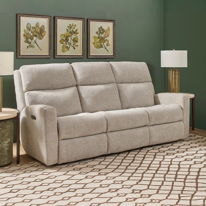 Score Power Reclining Sofa with Power Headrests & Lumbar - Fabric 300-01 - 6000001250