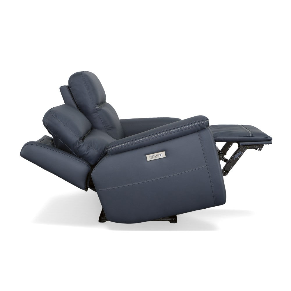 Sawyer Power Reclining Loveseat w/ Pwr Headrests, Lumbar - Leather 009-42