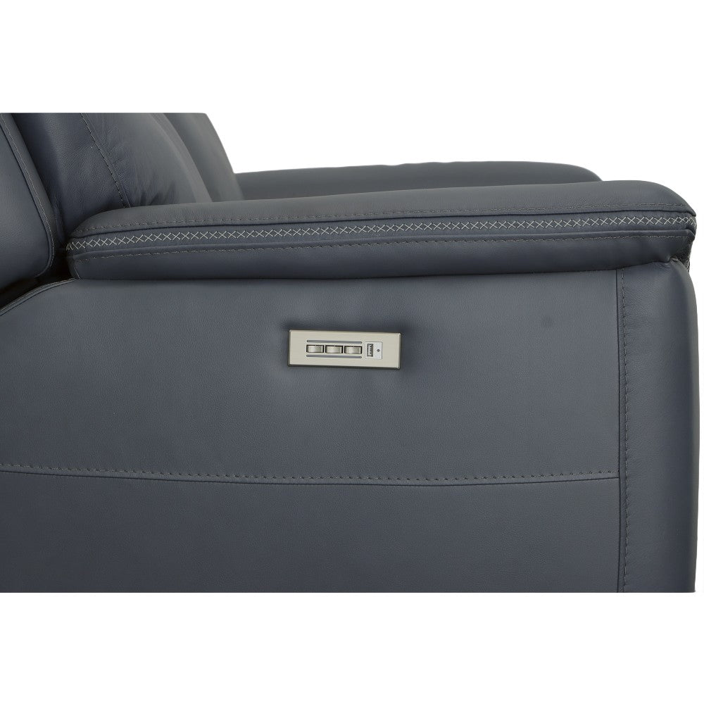 Sawyer Power Reclining Loveseat w/ Pwr Headrests, Lumbar - Leather 009-42