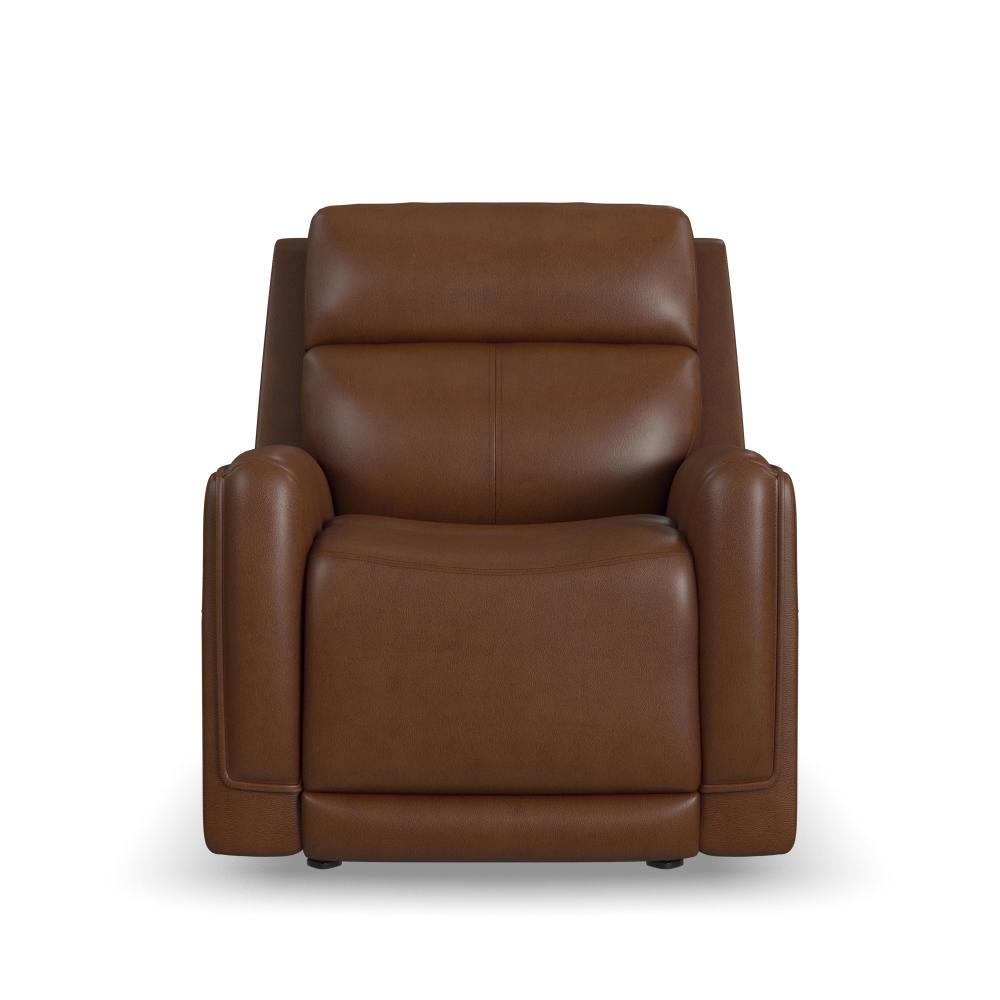 Alister Power Gliding Recliner with Power Headrest and Lumbar - Leather 734-72