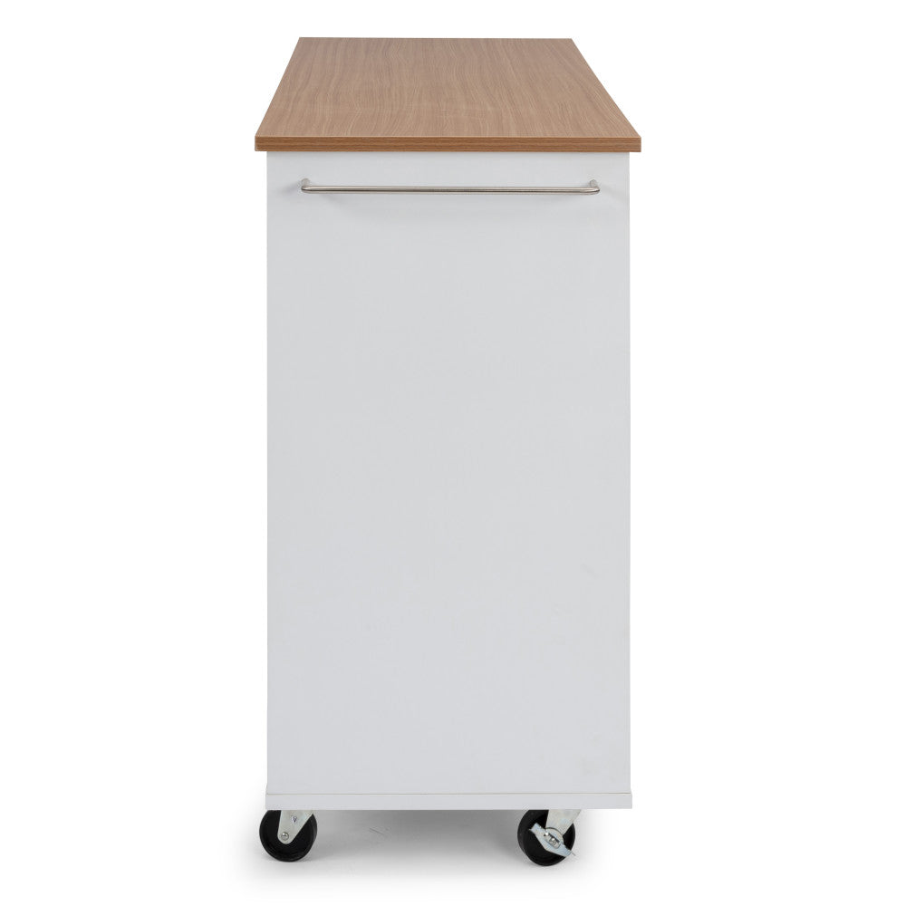 Storage Plus Kitchen Cart - Off-White