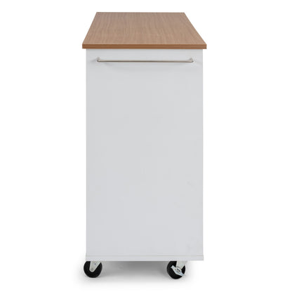 Storage Plus Kitchen Cart - Off-White