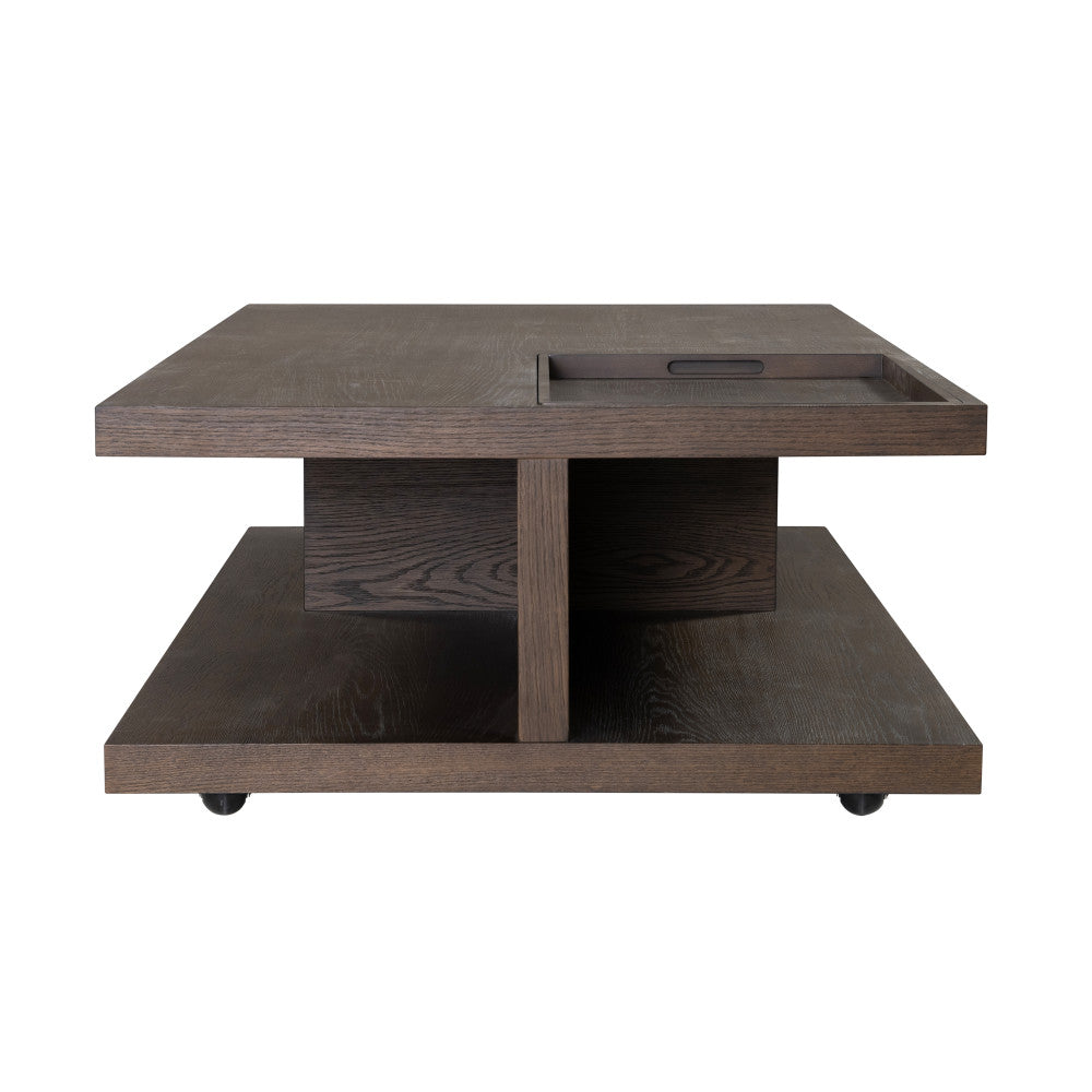 Athens Rectangular Coffee Table with Casters - Default Title