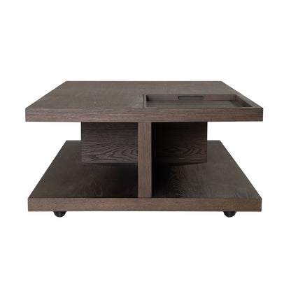 Athens Rectangular Coffee Table with Casters - Default Title