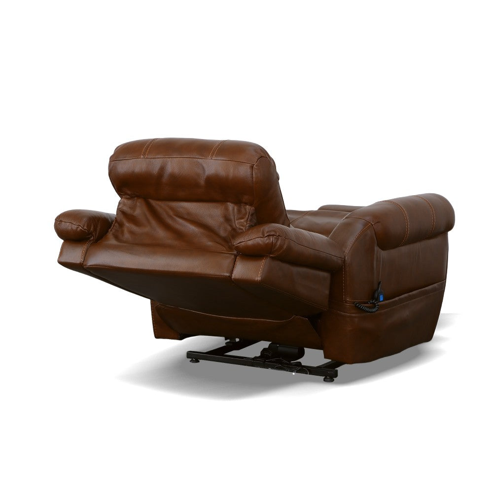 Oscar Power Lift Recliner with Right-Hand Control & Power Headrest - Leather 375-72
