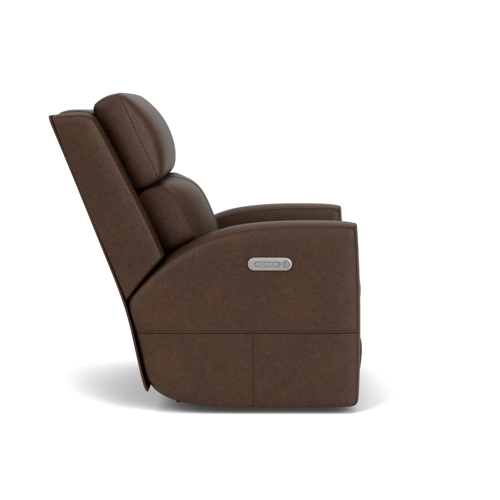 Score Power Recliner with Power Headrest & Lumbar - Leather 654-70
