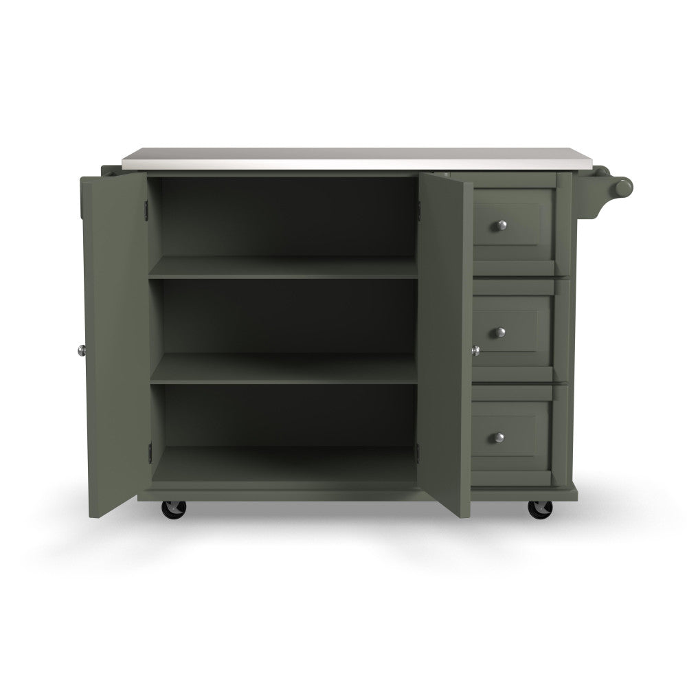 Dolly Madison Kitchen Cart - Green