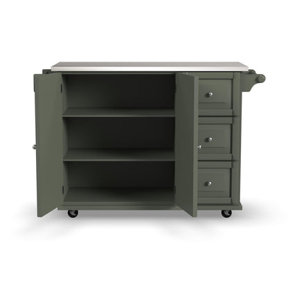 Dolly Madison Kitchen Cart - Green