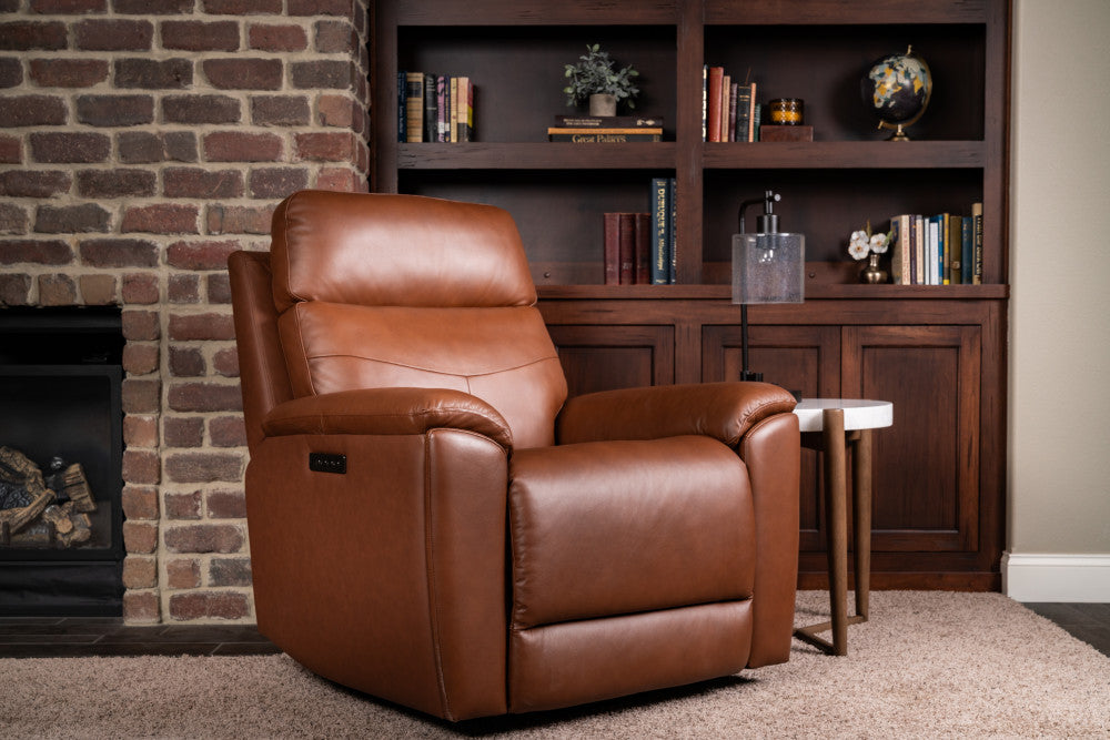Refined Perfect Match Power Swivel Gliding Recliner with Power Headrest & Lumbar - Default Title