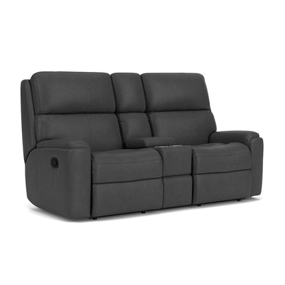 Rio Reclining Loveseat with Console - Leather 173-02