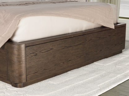 Athens Queen Upholstered Storage Bed - Default Title